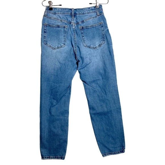 WILD Fable High Rise Mom Denim Jean Distressed Size 2 - Picture 2 of 5
